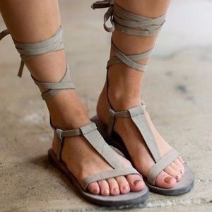 Free people lace up sandal